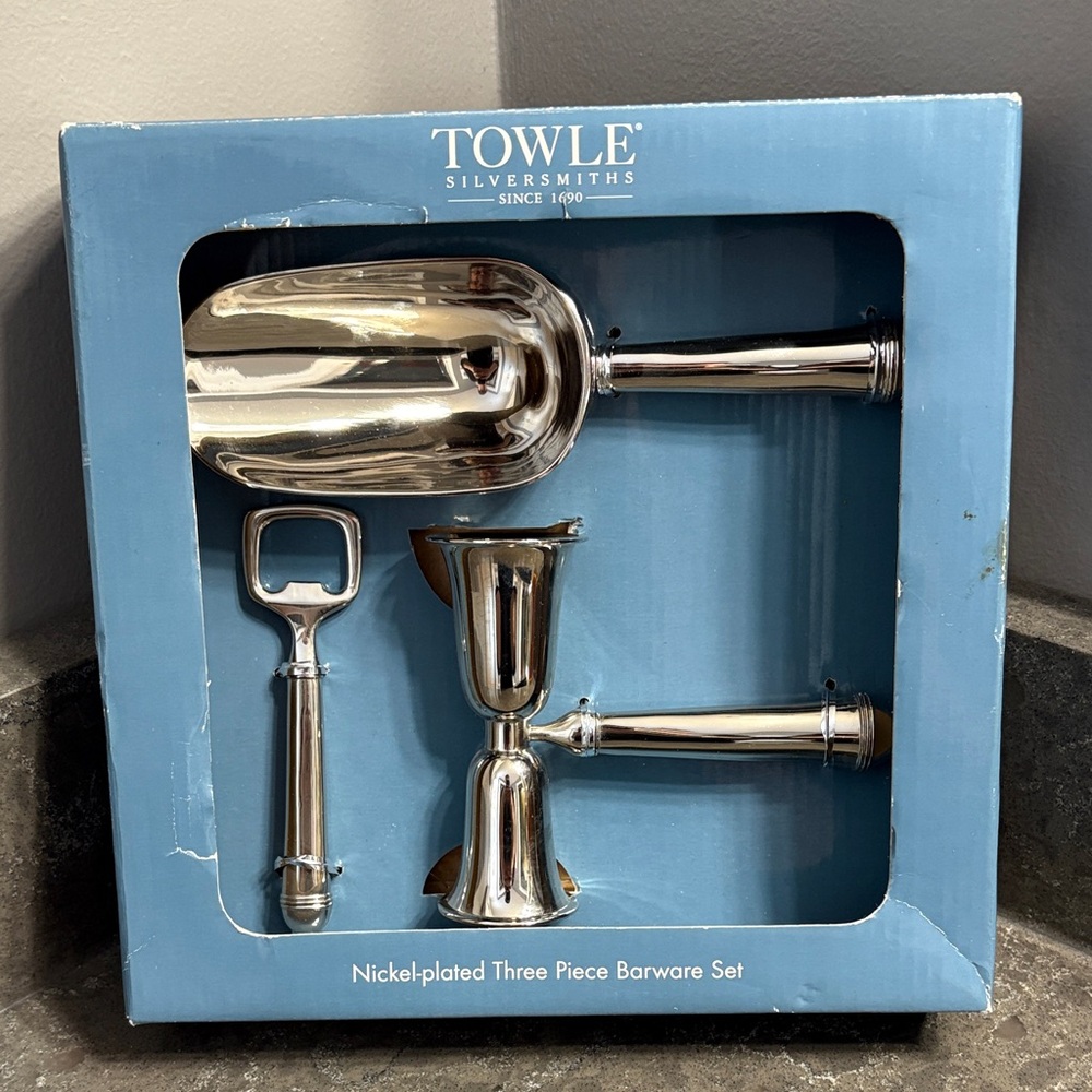 Towle Silver Barware Set